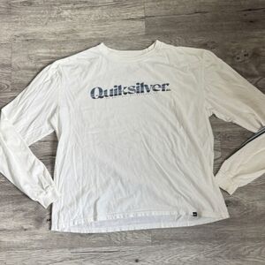 Quiksilver Cream Long Sleeve Men's Tee